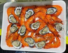 Load image into Gallery viewer, TIGER COOKED PRAWNS/ OYSTER - Tray
